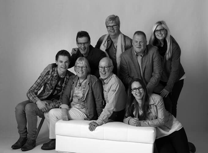 Familieportret op locatie